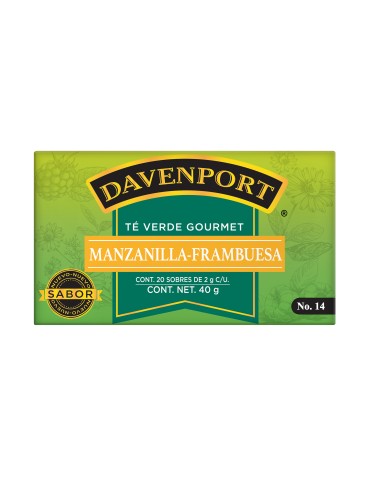 Té verde manzanilla - frambuesa