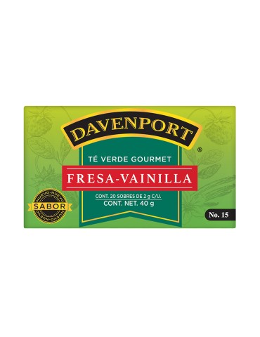 Té verde fresa - vainilla